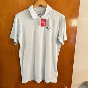 Puma Polo Shirt Mens Small Wicking